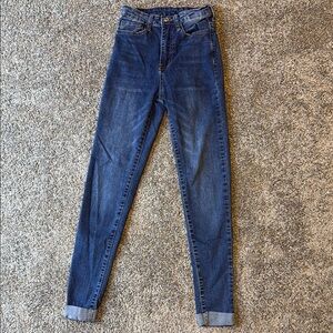 SHEIN Blue Skinny Jeans